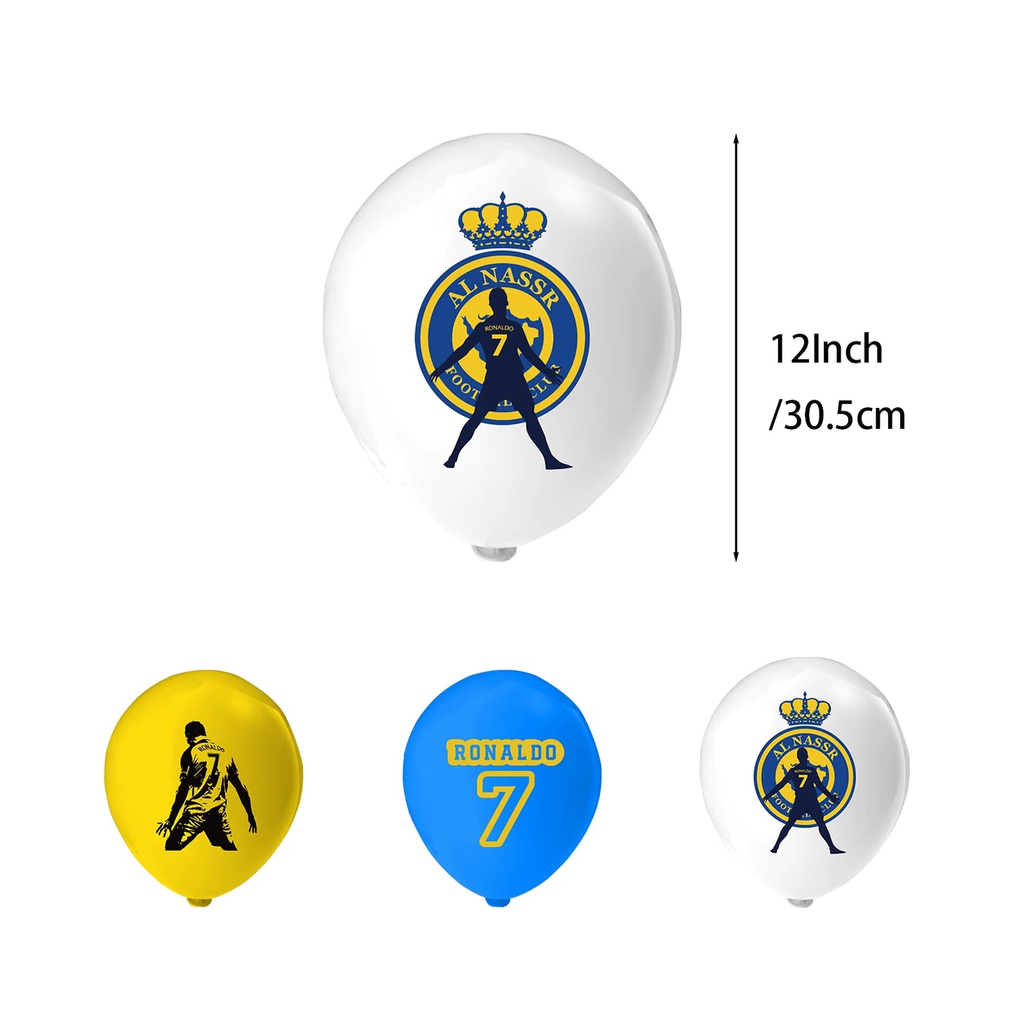 CR7 Cristiano Football Birthday Party Decoration Balloon Banner Backdrop Cake Topper Party Supplies Baby Shower