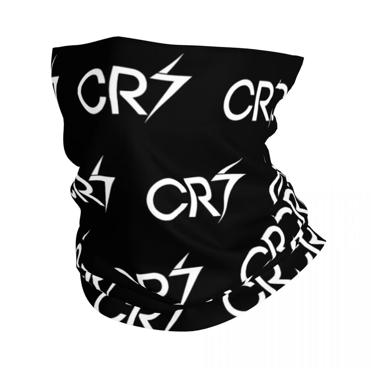 Soccer Ronaldo CR7 Signature Bandana Neck Cover Printed Balaclavas Wrap Scarf Headwear Outdoor Sports for Men Women Adult Winter