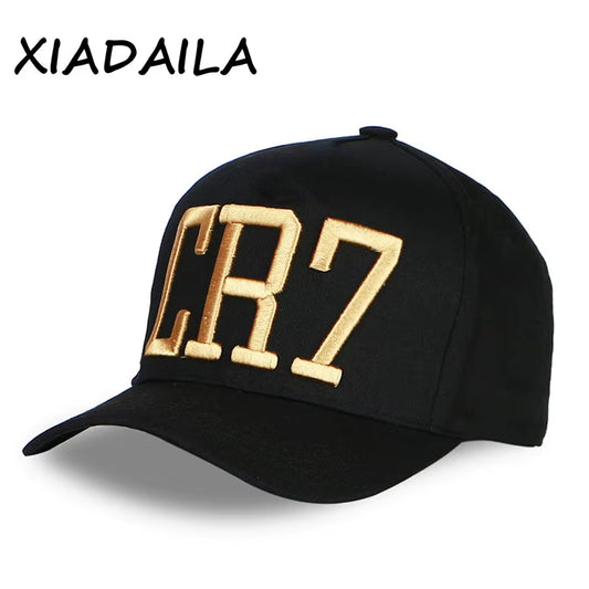 Cristiano Ronaldo CR7 Baseball Cap Cotton Adjustable 3D Embroidery Bone CR7 Snapback Hat Men Women Casual Sports Hats