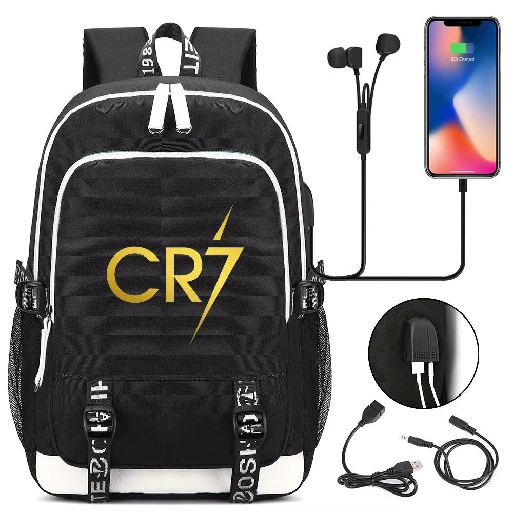 Football CR7 Printing Backpack Men Backpacks Rucksack Students School Bags Bagpack Travel Laptop Mochila Best Gift